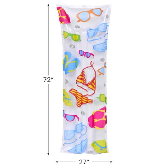 Pool Central 6ft. Inflatable Bikini & Sunglasses Pool Float